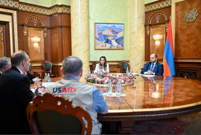 Արայիկ Հարությունյանն ընդունել է ԱՄՆ Միջազգային զարգացման գործակալության պատվիրակությանը