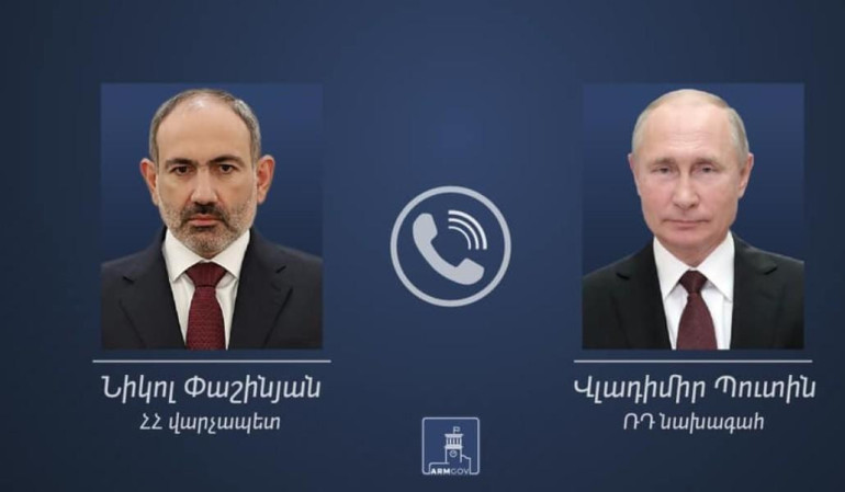 Փաշինյանն ու Պուտինը քննարկել են ԼՂ հայության տեղահանությունից հետո ստեղծված իրավիճակը