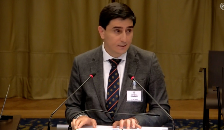 Եղիշե Կիրակոսյանը ՄԱԿ-ի դատարանում ընթերցել է Հայաստանի 10 պահանջները