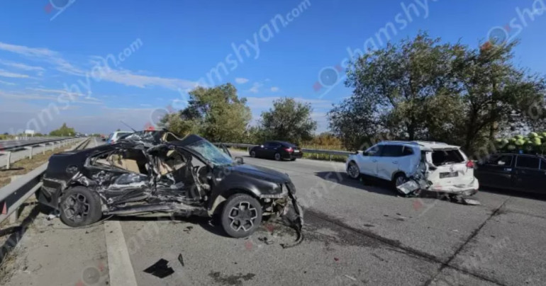 Խոշոր ավտովթար՝ Արարատի մարզում,  կա 5 վիրավոր. Shamshyan.com