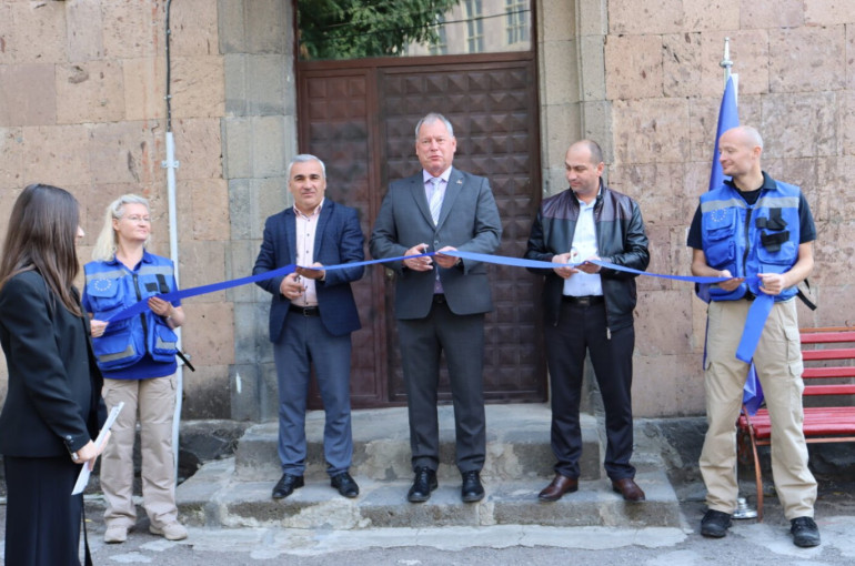 ԵՄ առաքելությունը Եղեգնաձորում բացեց  իր օպերատիվ  բազան