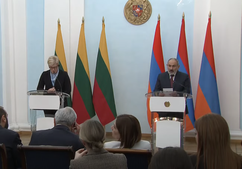 Հայաստանի ու Լիտվայի վարչապետների մամուլի համար հայտարարությունը (տեսանյութ)