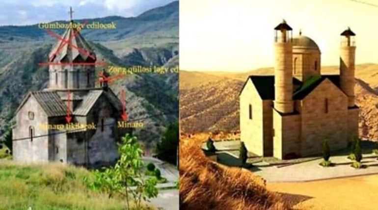 Ադրբեջանը օկուպացված Բերձորի Սուրբ Հարություն եկեղեցին մզկիթի է վերածում (լուսանկարներ) Ադրբեջանը օկուպացված Բերձորի Սուրբ Հարություն եկեղեցին մզկիթի է վերածում (լուսանկարներ)