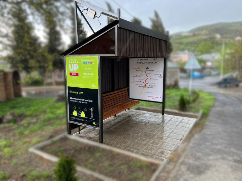 Ucom provides four bus stops in Ijevan with free Wi-Fi Ucom provides four bus stops in Ijevan with free Wi-Fi