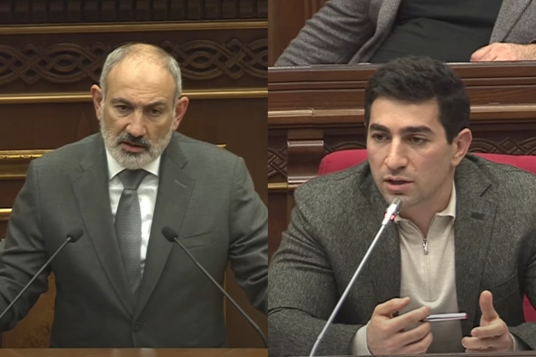 «Պետք չէ լոլոներ կարդալ, կոնկրետ պատասխանե՛ք», «Ես հասկանում եմ, որ Ձեր կարդացած միակ գիրքը Կիկոսի մահն է». Փաշինյան-Քոչարյան բանավեճ՝ ԱԺ-ում (տեսանյութ) «Պետք չէ լոլոներ կարդալ, կոնկրետ պատասխանե՛ք», «Ես հասկանում եմ, որ Ձեր կարդացած միակ գիրքը Կիկոսի մահն է». Փաշինյան-Քոչարյան բանավեճ՝ ԱԺ-ում (տեսանյութ)