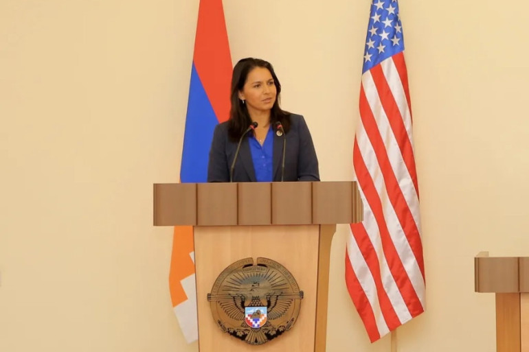 ԱՄՆ Ազգային հետախուզության ղեկավարի պաշտոնում առաջադրվել է Թուլսի Գաբբարդի թեկնածությունը. նա այցելել է Արցախ, պահանջել Ցեղասպանության ճանաչում ԱՄՆ Ազգային հետախուզության ղեկավարի պաշտոնում առաջադրվել է Թուլսի Գաբբարդի թեկնածությունը. նա այցելել է Արցախ, պահանջել Ցեղասպանության ճանաչում