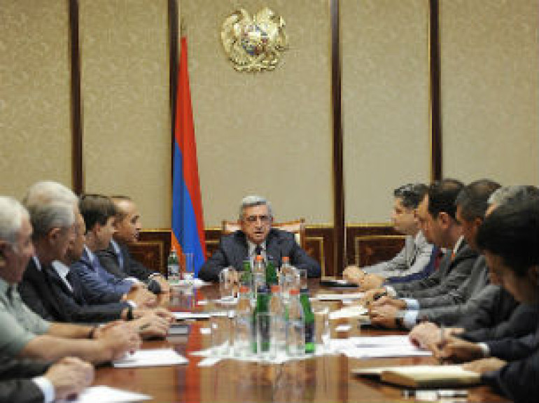 Սերժ Սարգսյանի ելույթը ՀՀ Ազգային անվտանգության խորհրդի նիստում