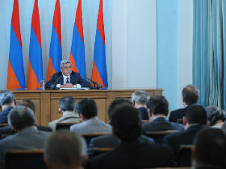 Սերժ Սարգսյանի խոսքը դեսպանների հետ հանդիպման ժամանակ