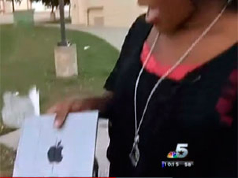 iPad sold at Texas gas station was mirror