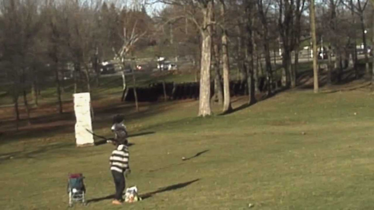 Parents barely save their kid from the eagle
