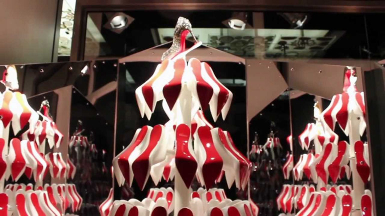 Christian Louboutin Christmas Windows