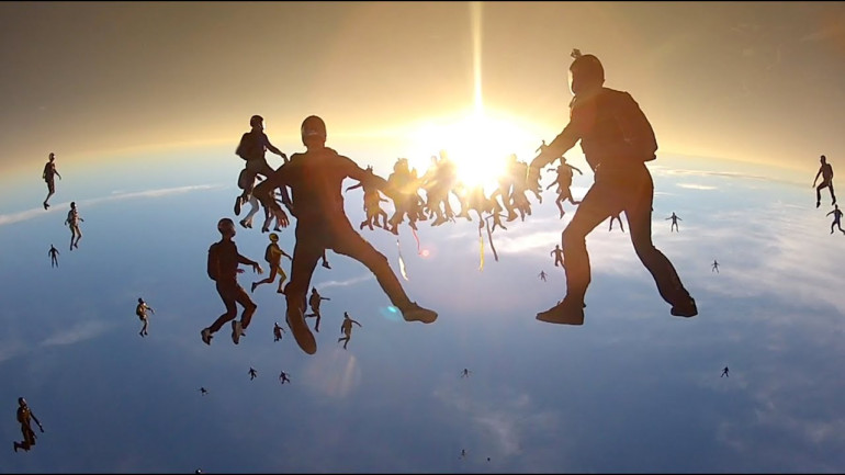 Vertical Skydiving World Record