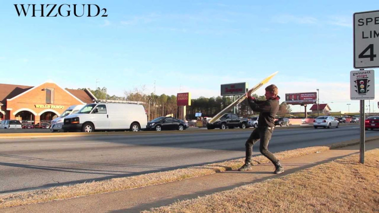 World's Best Sign Flipper