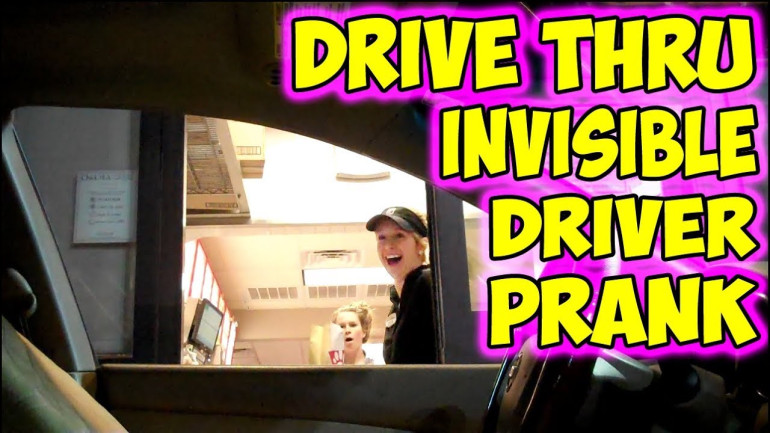 Car without Driver (prank)
