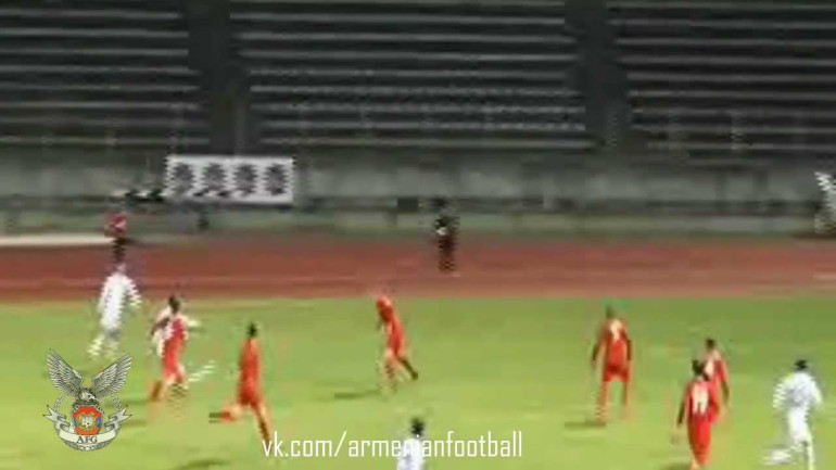 Luxemburg-Armenia. Edgar Manucharyan's goal