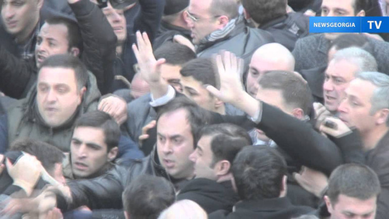 Anti-Saakashvili Protest Turns into Mass Disorder in Tbilisi