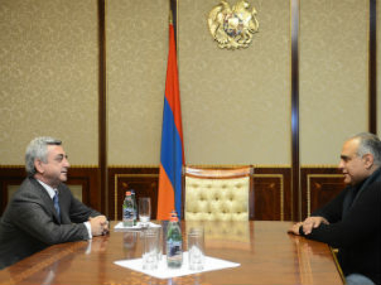 Armenian President Hosts Ex Election Rival