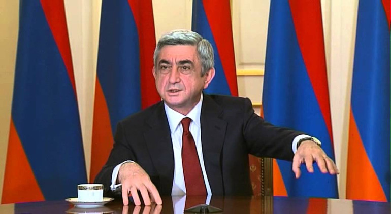 Armenian President's Meeting with Reporters