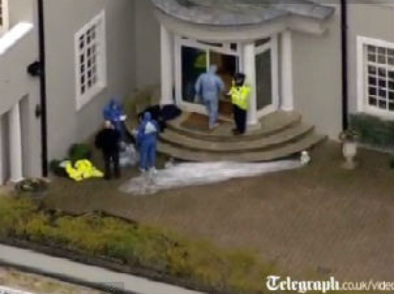 Дом Бориса Березовского, снятый с  вертолета