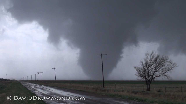 Tornado Near Caprock Canyons State Park in the Texas Panhandle