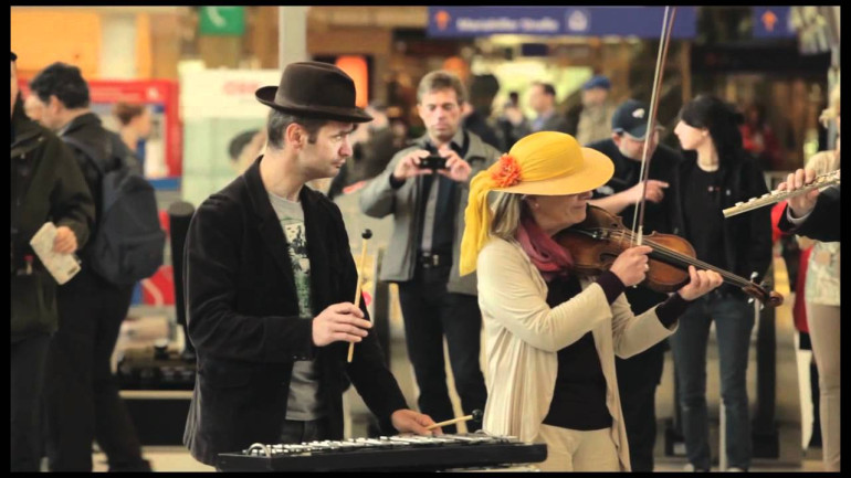 Music Flashmob in Vienna