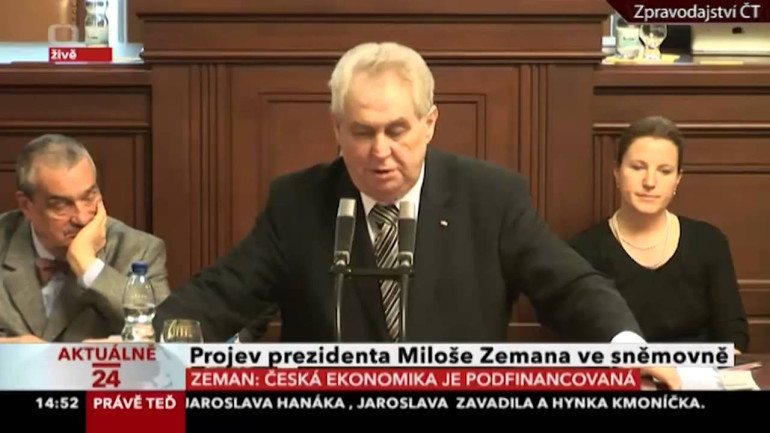 Scandal in Czech Republic: FM Sleeps as President Delivers Speech