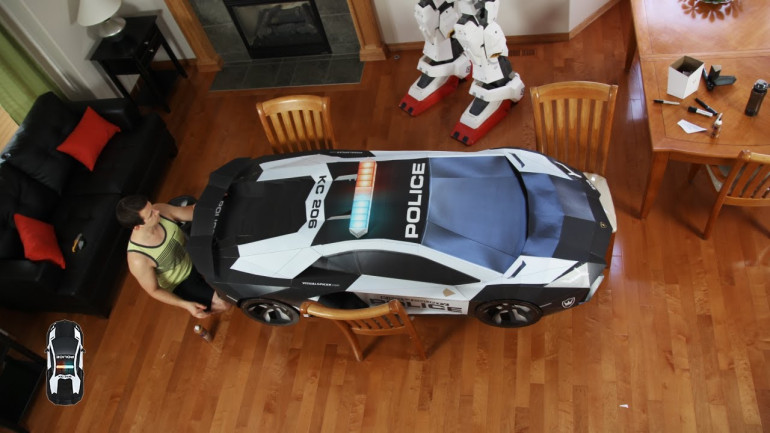 Lamborghini Aventador A-E2 - Ultimate Papercraft Supercar