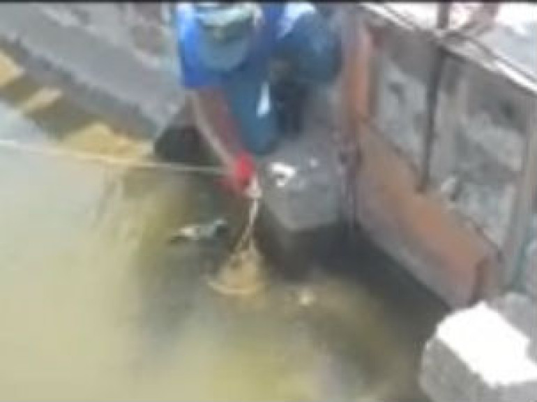 Police Video Footage on Discovery of Corpse in Channel
