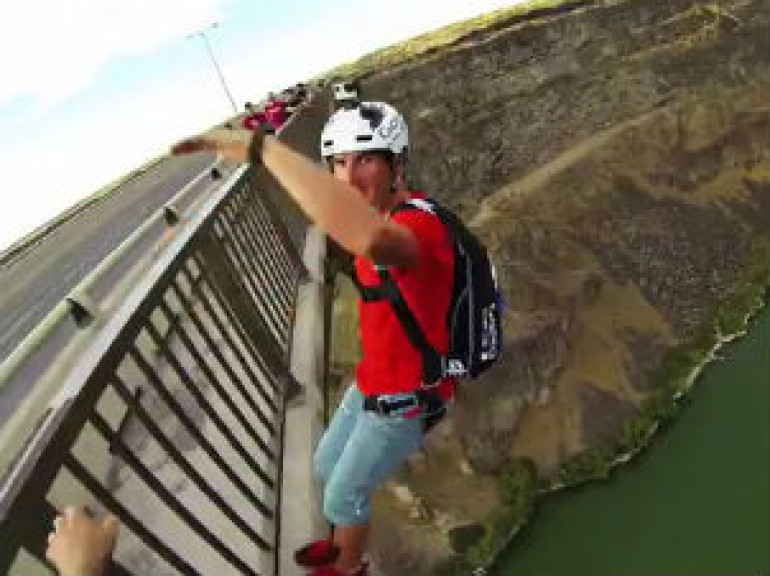 Insane Base Jumping - Falling with Style!