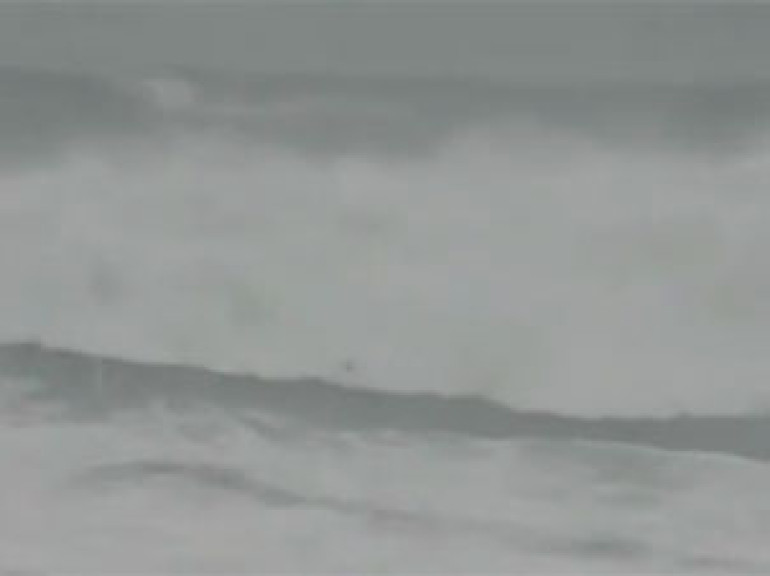 Surfer Takes on 'Biggest Wave Ever Ridden' after Storm