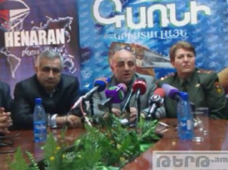 Karabakh Freedom Fighters Hold News Conference