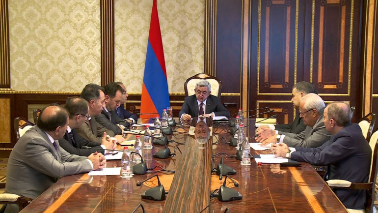 ՀՀ Նախագահի խոսքը ՀՀ տնտեսական քաղաքականության պատասխանատուների հետ խորհրդակցության ժամանակ