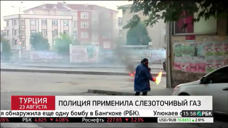 Քրդերի ու թուրք ոստիկանների բախումը Ստամբուլում