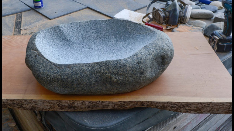 How to Carve Sink out of Stone