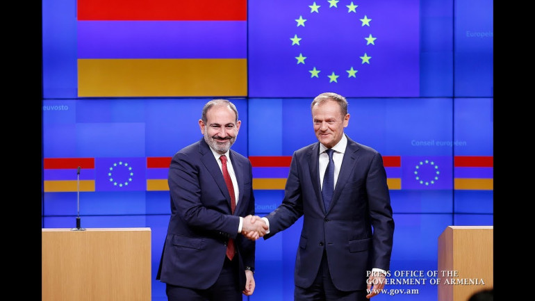 EU’s Donald Tusk Praises Armenian Prime Ministers Resolve to 'Bring About Democratic Reforms'