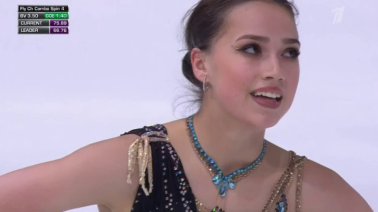 Российская чемпионка по фигурному катанию Алина Загитова откатала во Франции под армянский дудук