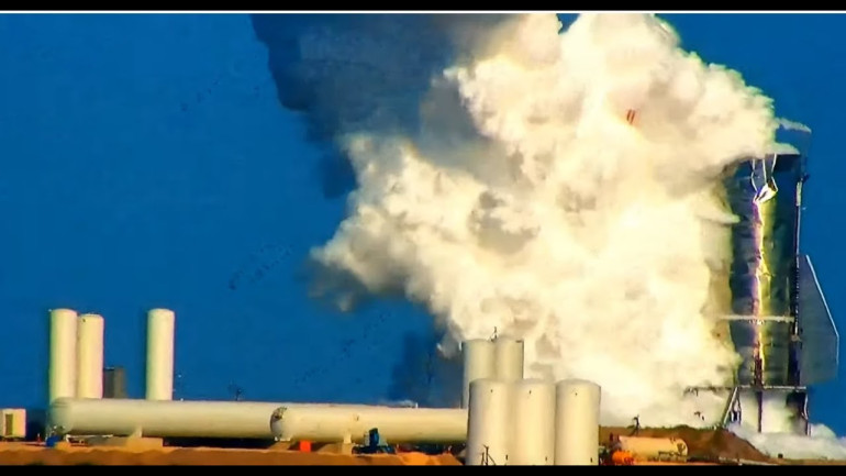 SpaceX Starship MK1 Explodes! At Boca Chica, Texas