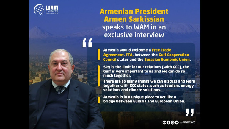 Armenia is in a Unique Place to Act Like a Bridge Between Europe and Eurasia– Armen Sarkissian