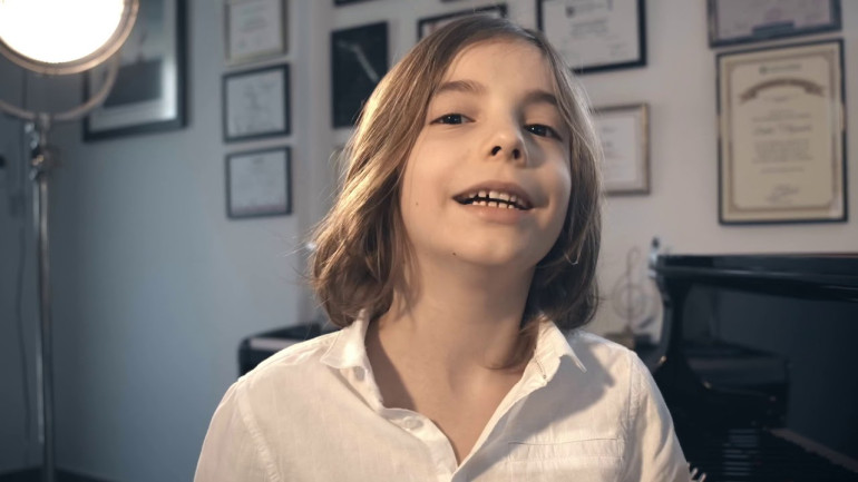 Seven-Year-Old Greek Piano Prodigy Pens 'Isolation Waltz'