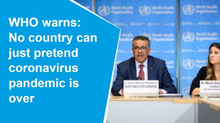 Opening Up Without Control of COVID-19 is Recipe for Disaster, Says WHO