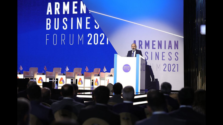 2022–ին կապիտալ ծախսերի ծավալը կլինի աննախադեպ. վարչապետ Փաշինյանը մասնակցել է Հայկական գործարար ֆորումի բացմանը