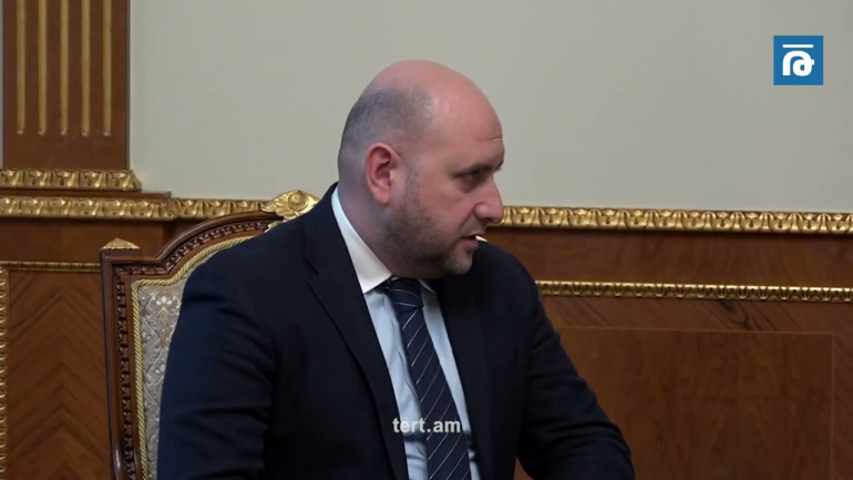 Նախագահ Վահագն Խաչատուրյանն ընդունել է ԿԲ նախագահ Մարտին Գալստյանին