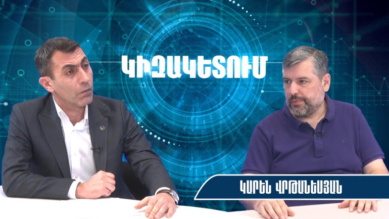 Ալիևն ամեն առավոտ աղոթում է Նիկոլի համար, Ալիևի շանտաժը Նիկոլի իշխանության հենասյունն է․ Կարեն Վրթանեսյան