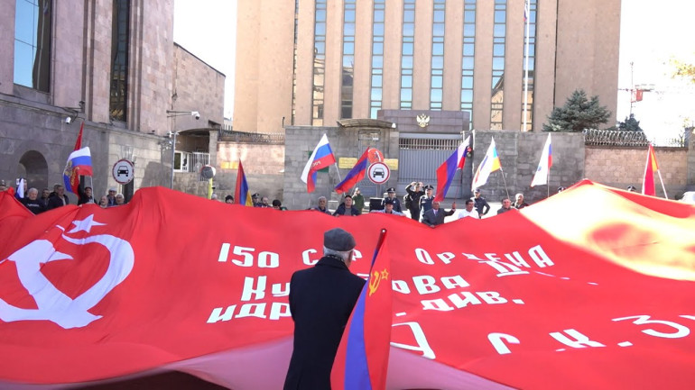 Երևանի բերդի ազատագրումը համարվում է հայ-ռուսական բարեկամության պատմության լավագույն օրինակ. ՀԿԿ-ն երթ իրականացրեց դեպի ՌԴ դեսպանատուն