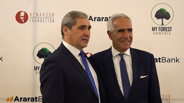 ԱրարատԲանկը` «Իմ անտառ Հայաստան»-ի կողքին․ Ազնավուրի անվան անտառ է հիմնվելու (տեսանյութ)