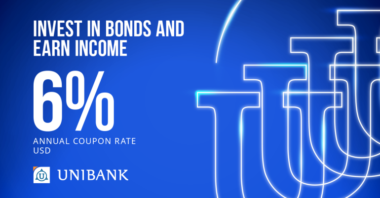 Unibank Offers USD-Denominated Bonds with an Annual Coupon Rate of 6 percent